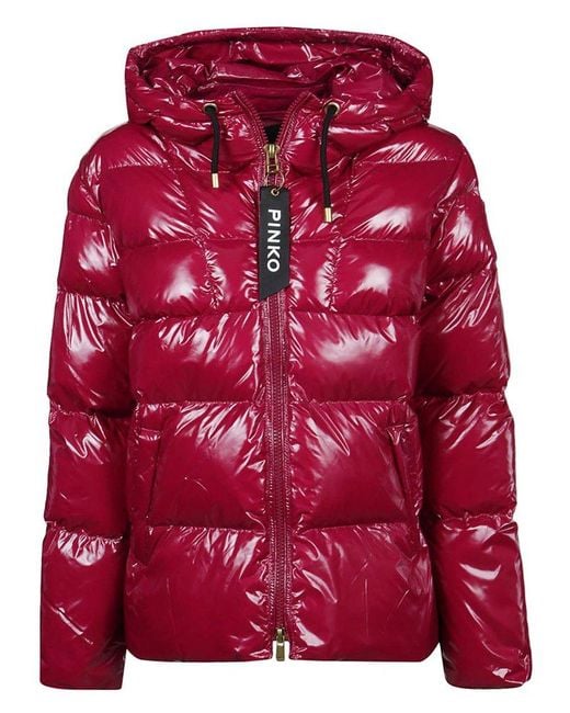 Pinko Red Eleodoro Down Jacket