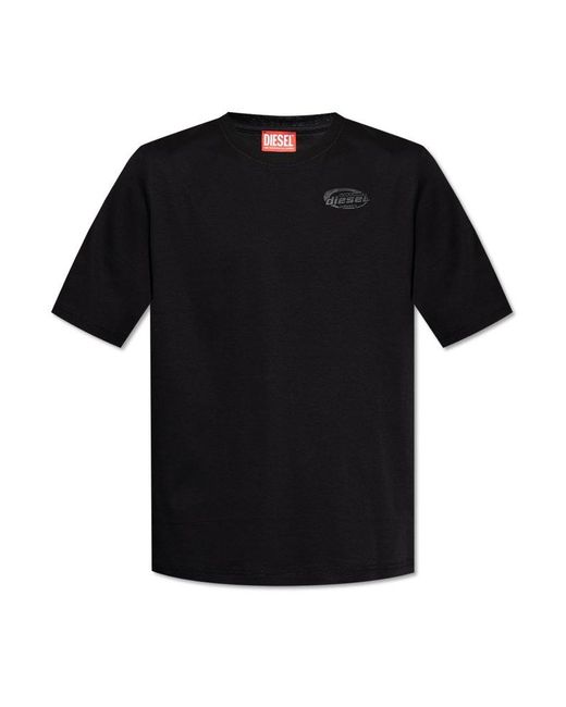 DIESEL Black T-Shirt T-Matusz-R2 for men
