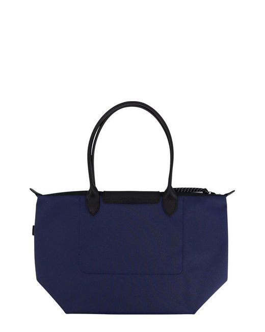 Longchamp Blue Large Le Pliage Energy Top Handle Bag