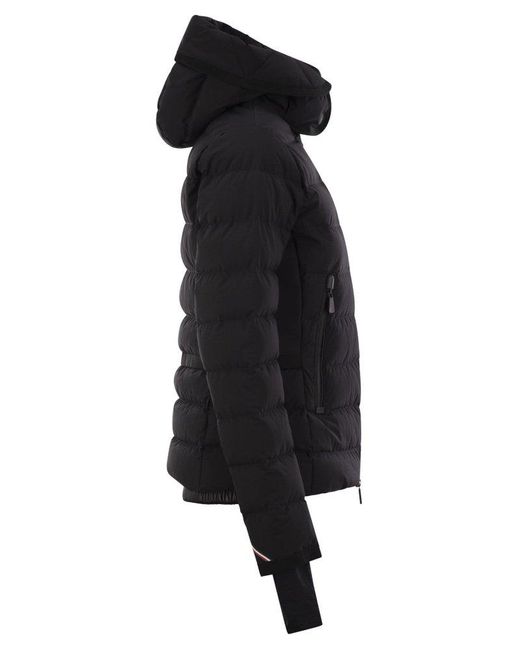 Moncler Black Lamoura Hooded Ski Jacket