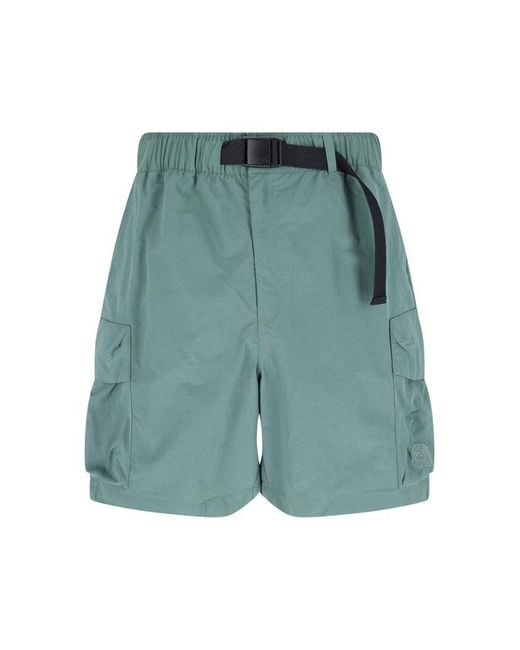The North Face Blue Cargo Pocket Track Shorts for men