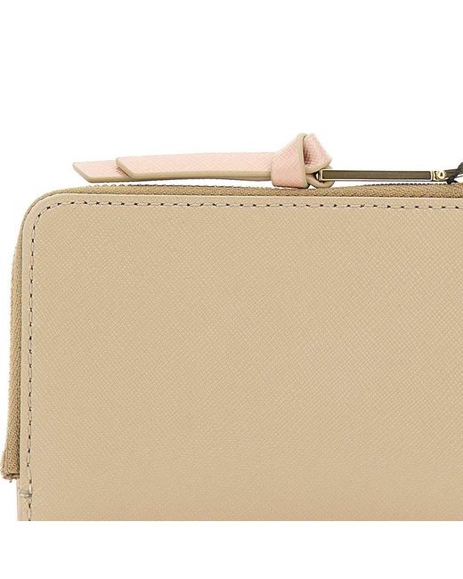Marc Jacobs Natural "the Sim Bifold" Leather Wallet