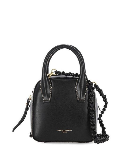GIANNI CHIARINI 2WAYバッグ SABRINA SMALL BOWLING BAG Gianni Chiarini Sabrina Small Bowling Bag in Black | Lyst