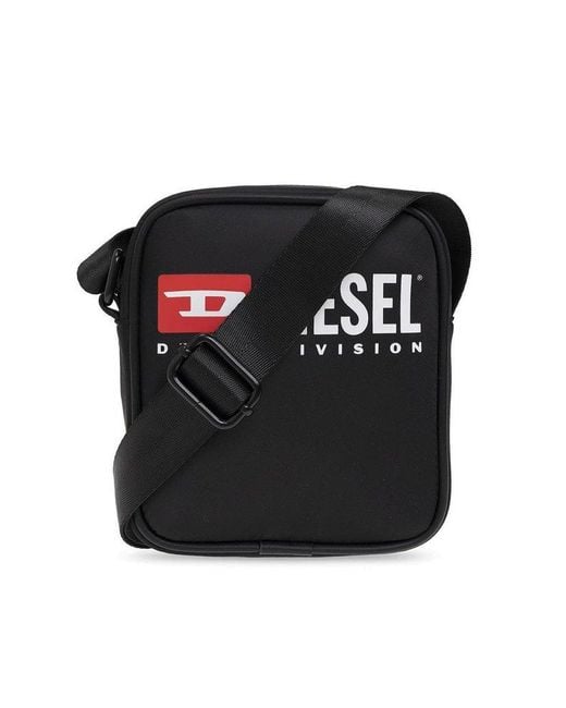 DIESEL Black ‘Rinke’ Shoulder Bag for men