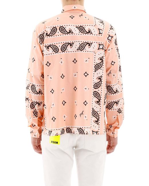 msgm bandana shirt