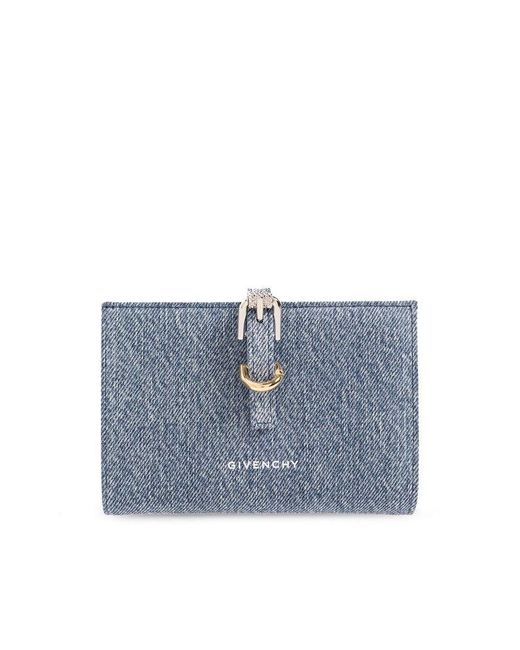 Givenchy Blue Wallet With Logo,