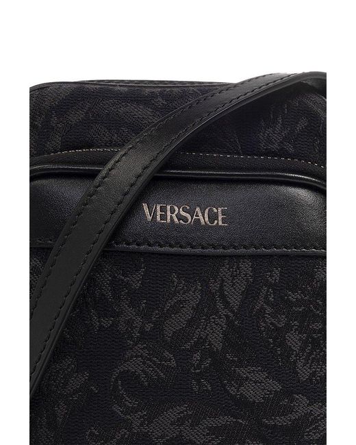 Versace Black 'athena' Shoulder Bag, for men