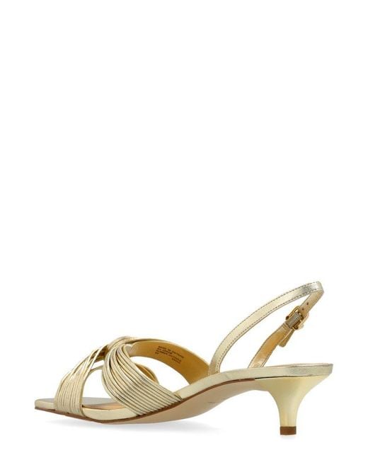 MICHAEL Michael Kors Metallic Alessia Slip On Sabot Sandals