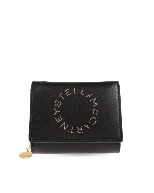 Stella McCartney Black Wallet With Logo
