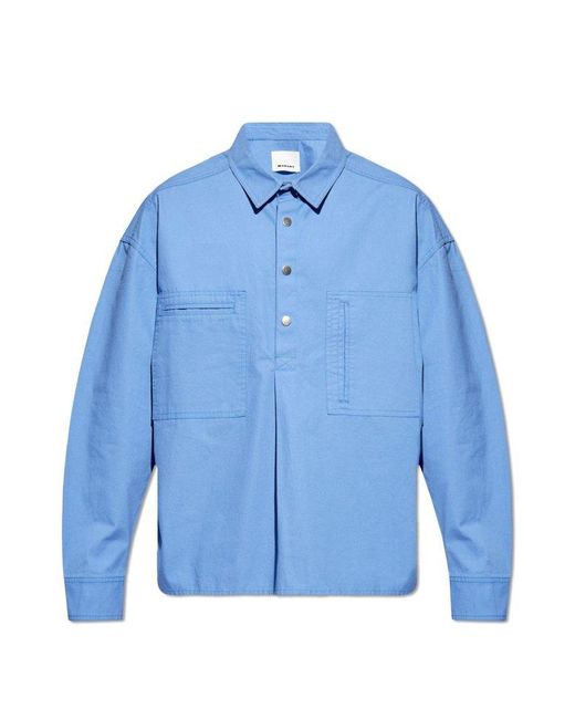 Isabel Marant Blue 'terry' Shirt, for men
