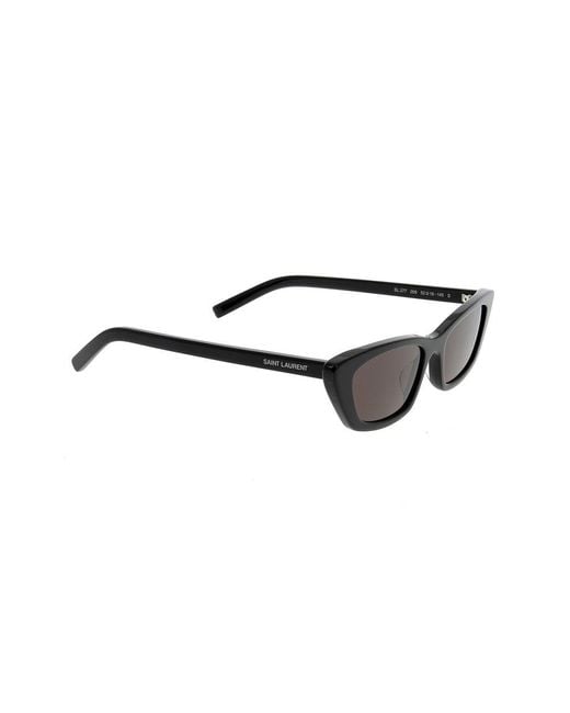 Saint Laurent Black New Wave Sl277 Cat-eye Sunglasses