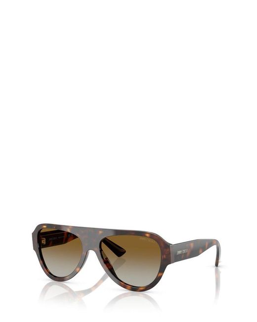 Jimmy Choo Multicolor Aviator Frame Sunglasses