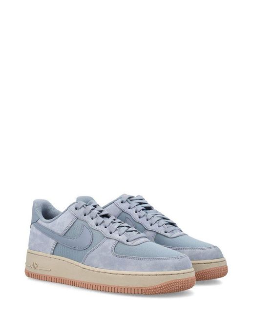 Nike Blue Air Force 1'07 Lx Logo Patch Sneakers
