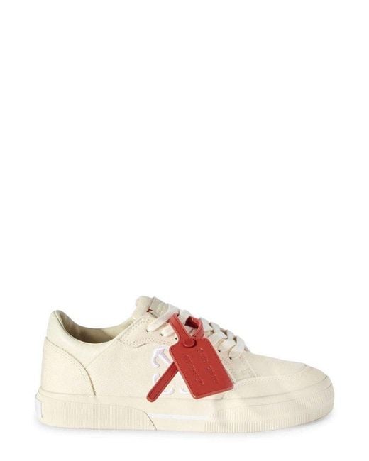 Off-White c/o Virgil Abloh Pink New Low Vulcanized Lace-up Sneakers