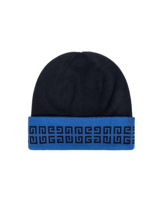 Givenchy Blue Woolen Hat, for men