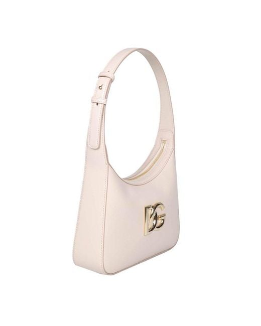 Dolce & Gabbana Natural Leather Shoulder Bag