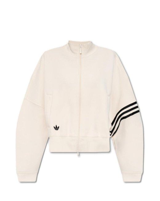 Adidas Originals Natural Logo Patch Zip-up Jacket