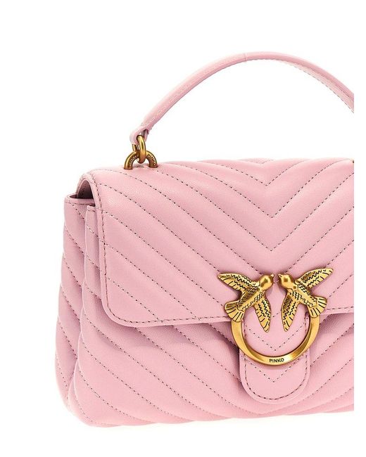 Pinko Pink Mini Lady Love Bag Puff Crossbody Bags