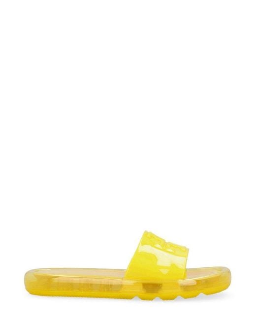 Tory Burch Yellow Bubble Jelly Open-toe Slides