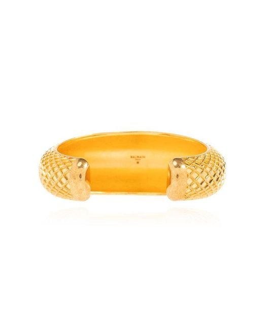 Balmain Metallic Brass Bracelet,