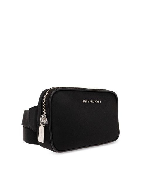 MICHAEL Michael Kors Black Belt Bag With Logo,