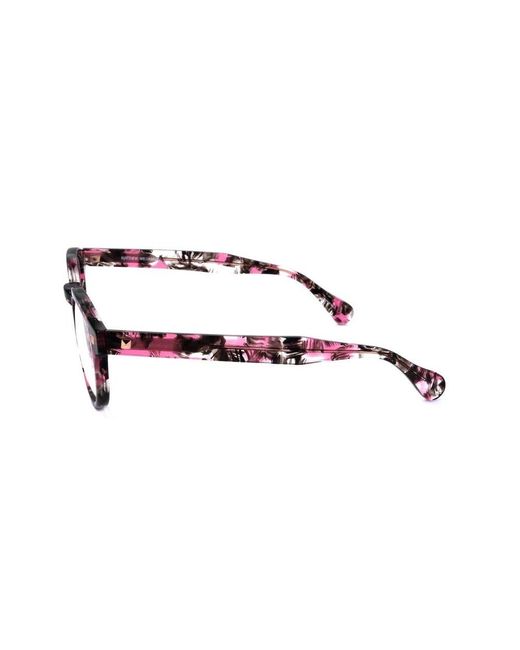 Linda Farrow Black X Matthew Williamson Oval Frame Glasses