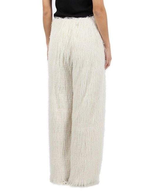 DARKPARK White Aria Fringe Pants