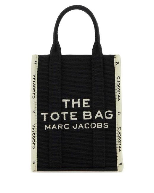 Marc Jacobs Black 'phone' Tote Bag