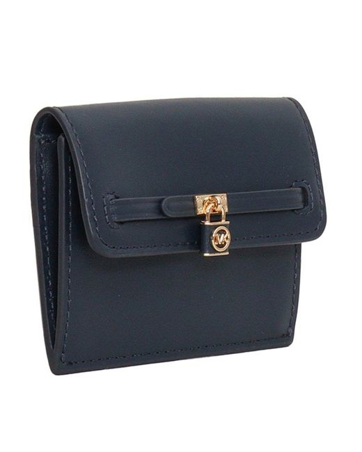 Michael kors hamilton wallet cheap blue
