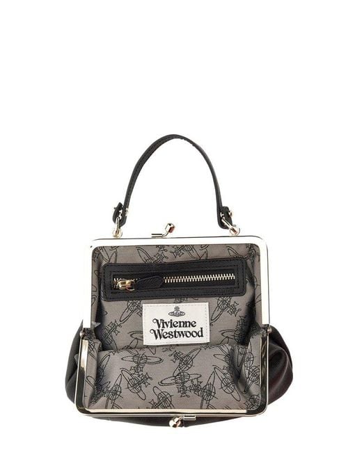 Vivienne Westwood Black Granny Frame Bag