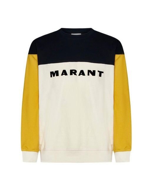 Isabel Marant Blue Aftone Crewneck Sweatshirt for men