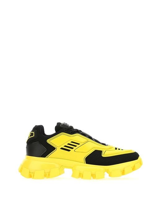 Prada Yellow Cloudbust Thunder Sneakers for men