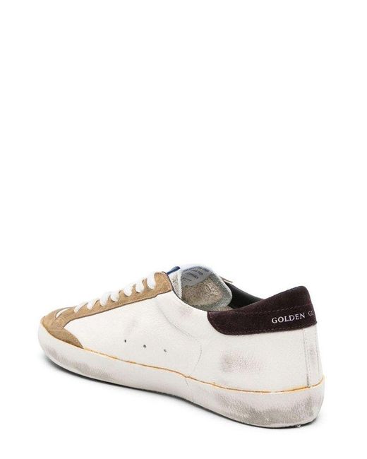 Golden Goose Deluxe Brand White Super-star Lace-up Sneakers for men
