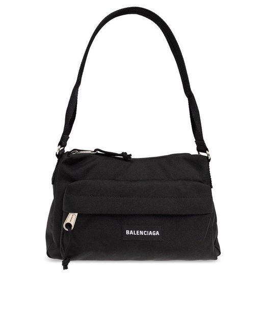 Balenciaga Black 'explorer' Shoulder Bag, for men