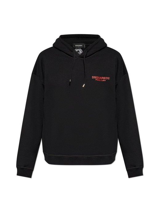 DSquared² Black Sweatshirt With Logo, for men