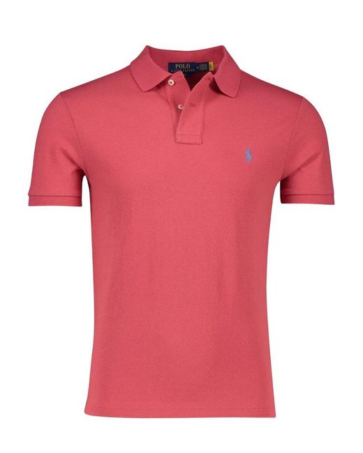 Ralph Lauren Red T-Shirts And Polos for men