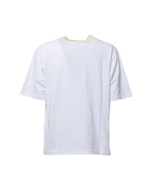 DSquared² Blue Drawstring Hem T-Shirt for men