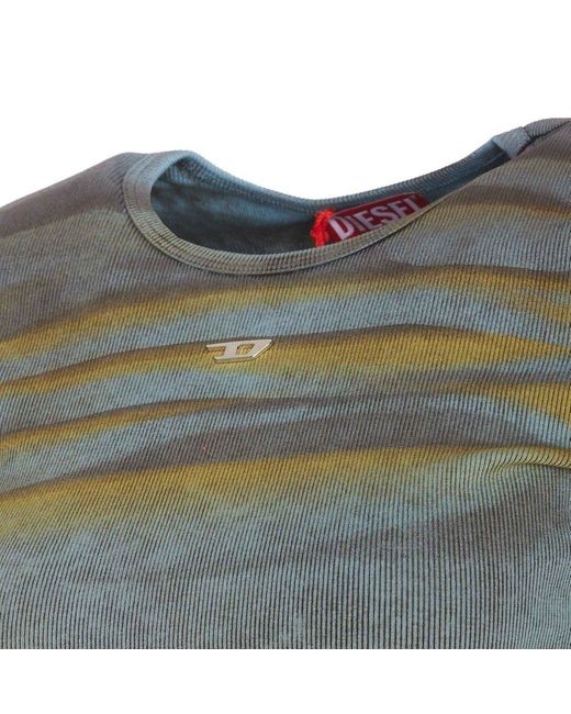 DIESEL Gray T-shirts And Polos