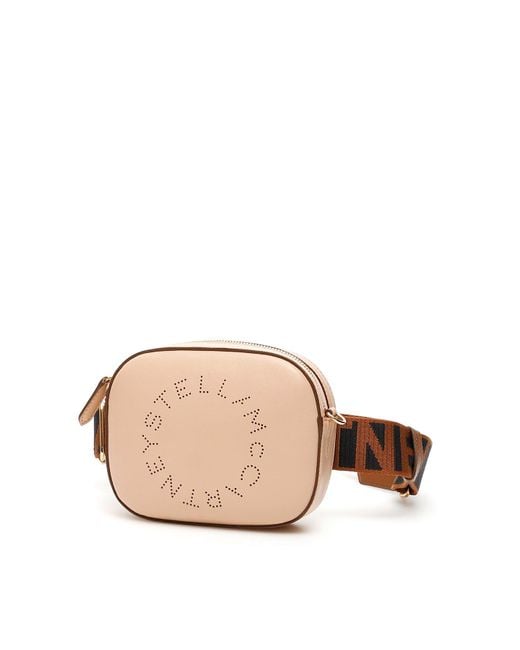 Stella McCartney Brown Beltbag With Perforated Logo