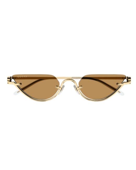 Gucci Natural Cat-eye Frame Sunglasses