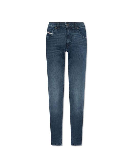 DIESEL Blue '2019 D-strukt L.34' Jeans, for men
