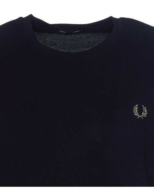 Fred Perry Black Bold Tipped T-Shirt for men