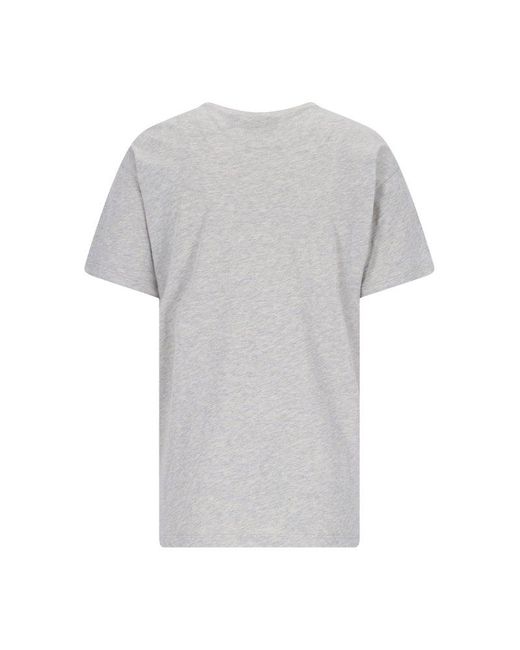 Fendi Gray Logo T-shirt