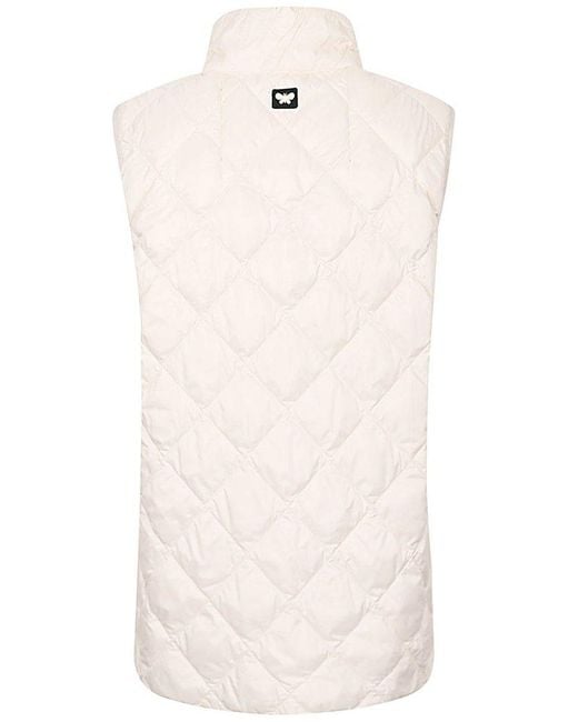 Weekend by Maxmara Natural High Neck Quilted Gilet