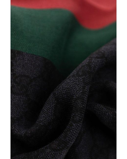 Gucci Black Wool Scarf for men