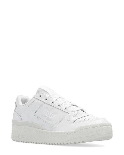 adidas Originals Forum Bold Lace-up Sneakers in White | Lyst