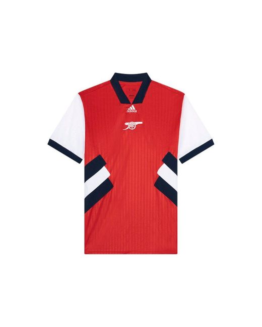Adidas Red Arsenal Icon Jersey for men