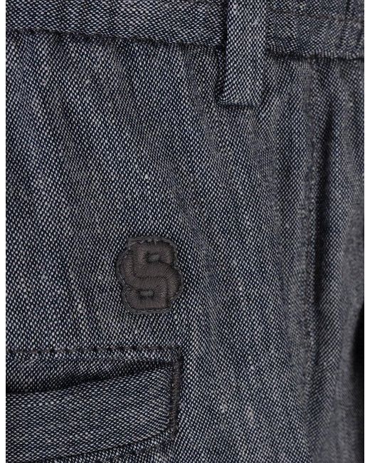 Boss Blue C-Kane-Rds Drawstring Pants for men