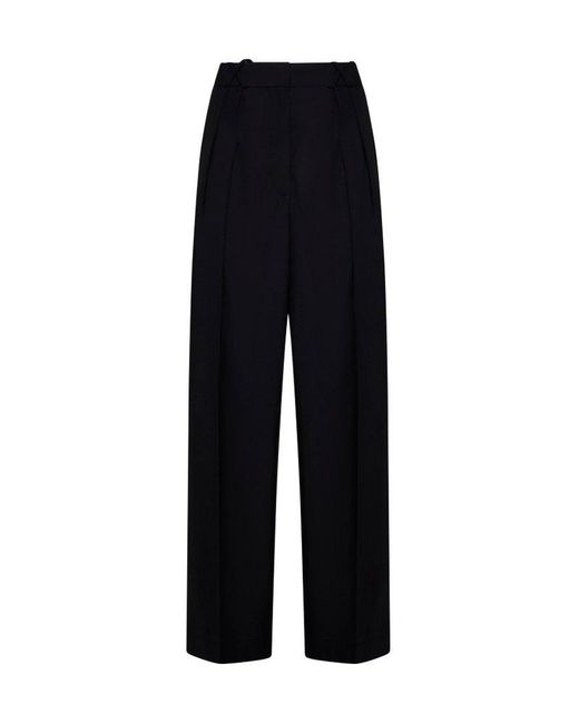 Rohe Blue Wide Leg Tailored Trousers