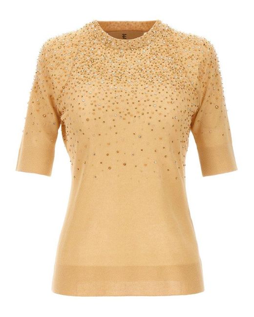 Ermanno Scervino Natural Beads Sweater Sweater, Cardigans